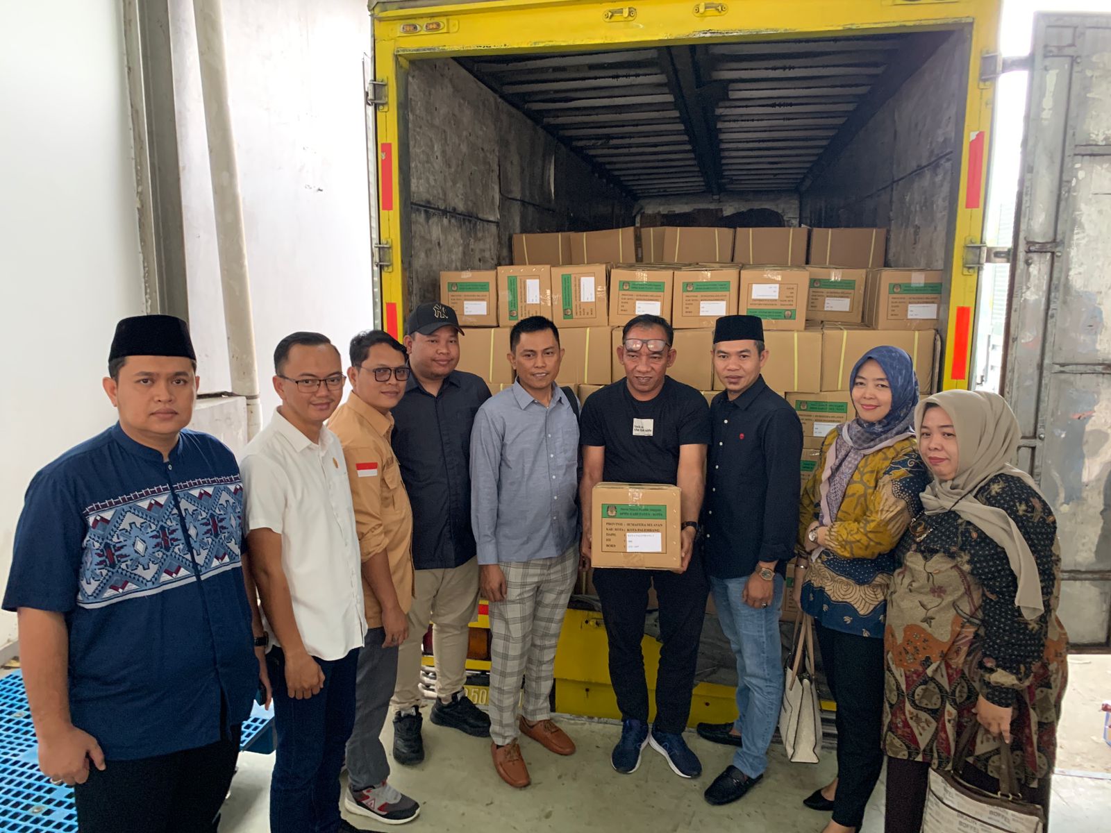 Pengawasan Distribusi Logistik Surat Suara DPRD Kota Palembang