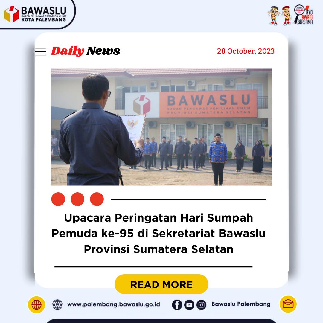 Semangat Hari Sumpah Pemuda: Cahaya Persatuan dalam Keadilan Pemilu 2024