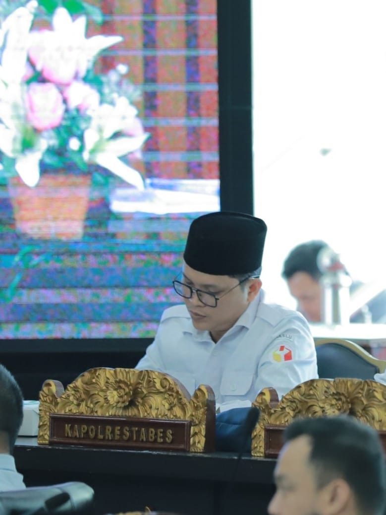 Koordinator Divisi Pencegahan, Partisipasi Masyarakat, dan Humas (P2H) Bawaslu Kota Palembang, Muslim,dalam salah satu kegiatan Bawaslu Kota Palembang.