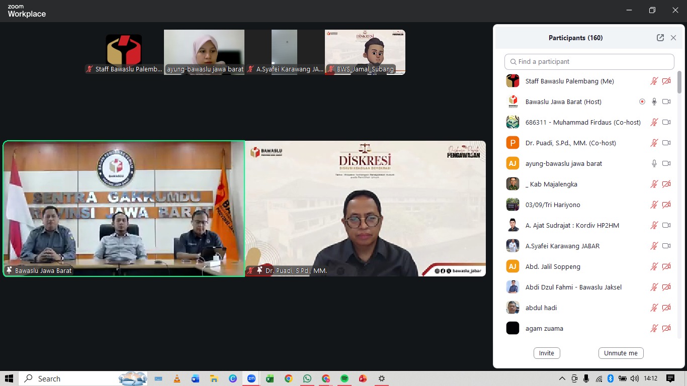 Agenda Bawaslu Jabar