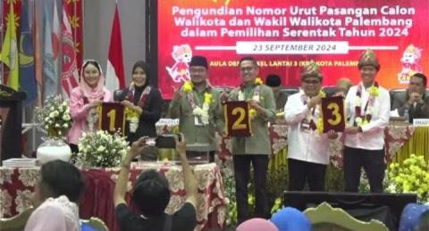 Pengundian Nomor Urut Paslon