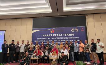 Rapat Kerja Teknis Pengawasan Tahapan Pemungutan dan Penghitungan Suara Pemilihan Kepala Daerah di Provinsi Sumatera Selatan Tahun 2024