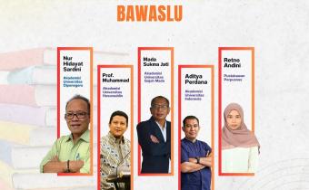 Infografis kegiatan Seminar Nasional Literasi Pengawasan Pemilu dan Peluncuran Katalog Buku Bawaslu yang diselenggarakan pada Selasa, 27 Mei 2025 pukul 09.00–12.00 WIB secara daring.