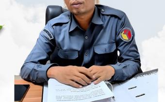 Koordinator Sekretariat Bawaslu Kota Palembang, M. Chandra, dalam sesi wawancara internal terkait penguatan peran kehumasan kelembagaan di masa pascapemilu, Kamis (10/4/2025).