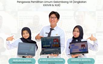 Tiga CPNS Bawaslu Kota Palembang yang dinyatakan lulus Pelatihan Dasar (Latsar) CPNS Tahun 2025 Gelombang VII usai menyelesaikan seluruh rangkaian pelatihan Kamis (18/12/2025).