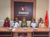 Ketua Bawaslu Kota Palembang Khairil Anwar Simatupang dan jajaran sekretariat menghadiri pembukaan Pendidikan Pengawas Partisipatif Tahun 2026 di Kantor Sekretariat Bawaslu Kota Palembang, Kamis (18/6/2026). (Foto: Humas Bawaslu Kota Palembang)