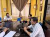 Koordinator Divisi Penanganan Pelanggaran, Data, dan Informasi Bawaslu Kota Palembang Efan Yutawan bersama Koordinator Divisi Hukum dan Penyelesaian Sengketa M. Hasbi dan Koordinator Divisi SDM, Organisasi, dan Diklat Yusnar berdiskusi tentang penguatan penanganan politik uang di Kantor Bawaslu Kota Palembang, Rabu (8/7/2026). (Foto: Humas Bawaslu Kota Palembang)